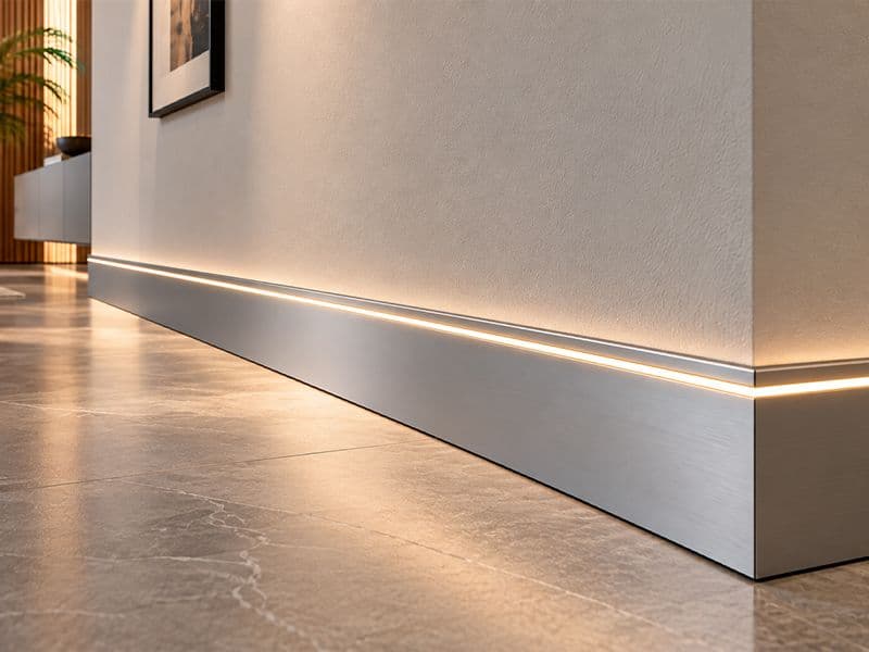 LED Aluminium Skirting Profile
