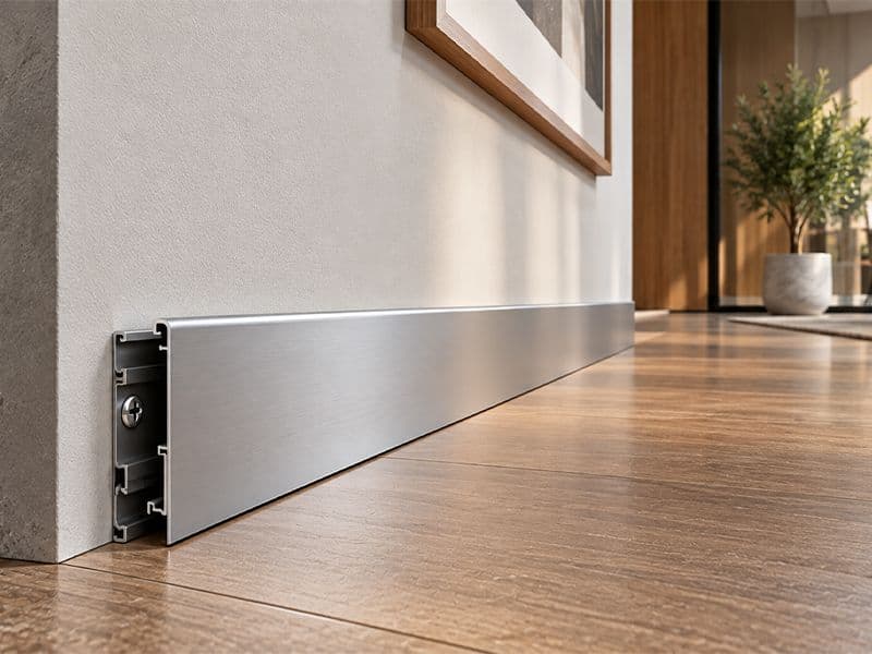 Aluminium Clip-On Skirting Profile