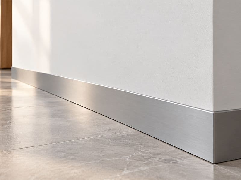 Aluminium Flat Skirting Profile