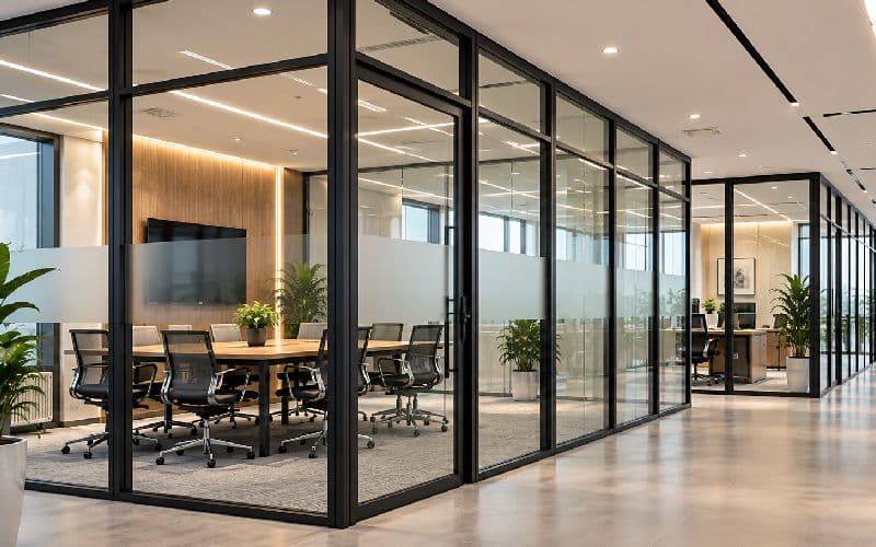 Aluminium Glass Partition